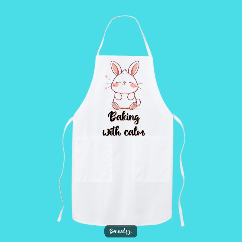 Funny Kawaii Bunny Apron - Tranquil Chef's Wear Gift