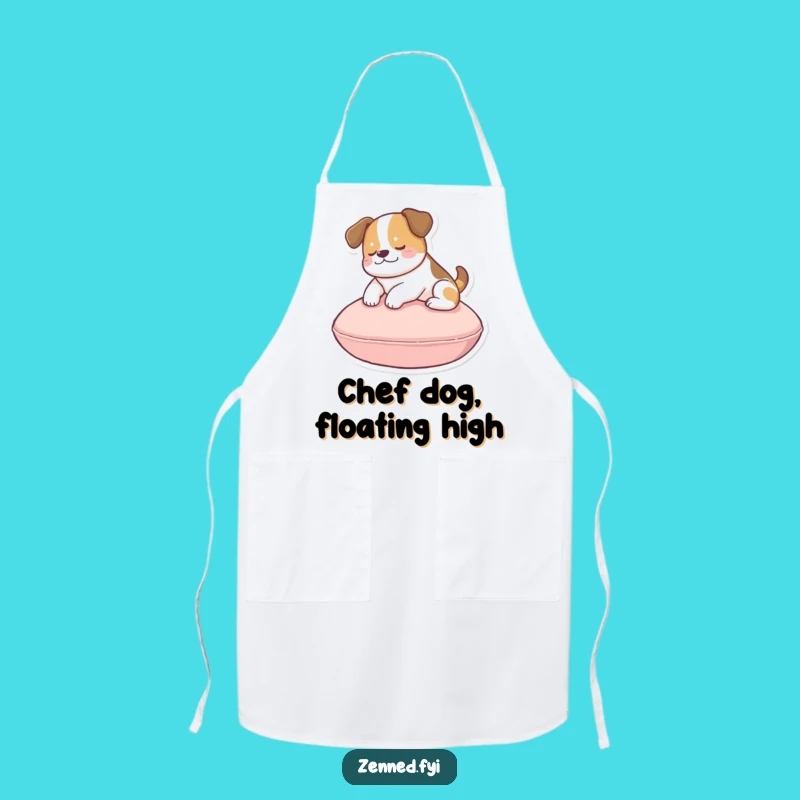Funny Dog Cushion Apron: Cook with Canine Cheer and Protection