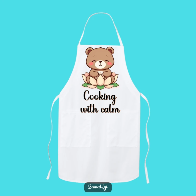 Funny Bear Chef's Apron - Hilarious Gift for Calm Cooks