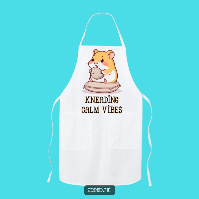 Funny Hamster Stone Apron - Kitchen Zen Wear, Chef Gift