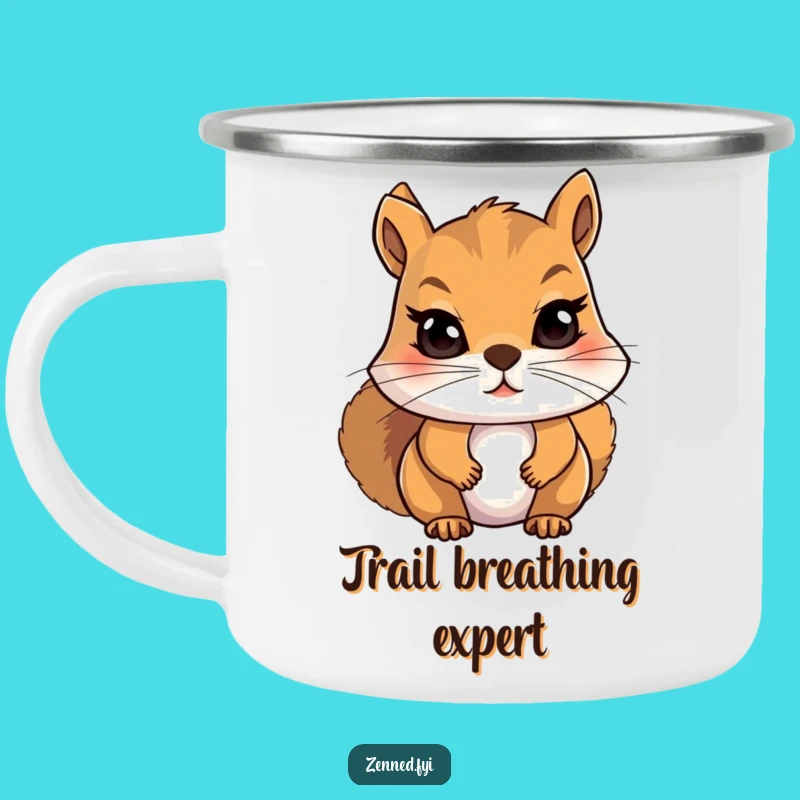 Funny Squirrel Campfire Mug: Humorous Outdoor Gift for Serene Sipping