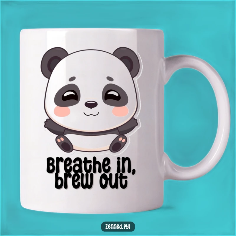 Funny Panda Breathing Mug: Relax and Smile! The Perfect Funny Gift!