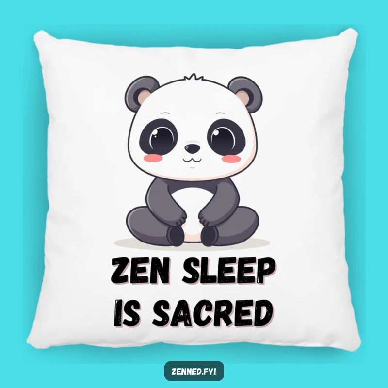 Funny Kawaii Panda Pillow - Cozy Cushion for Zen and Relaxation