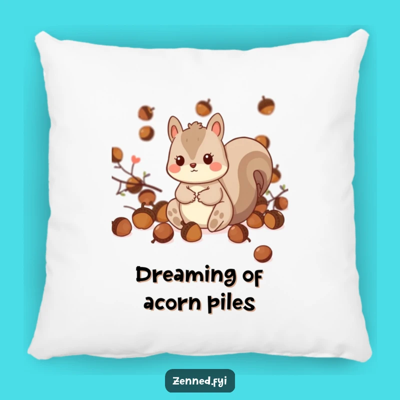 Funny Kawaii Squirrel Pillow - Cozy Cushion for Playful Comfort
