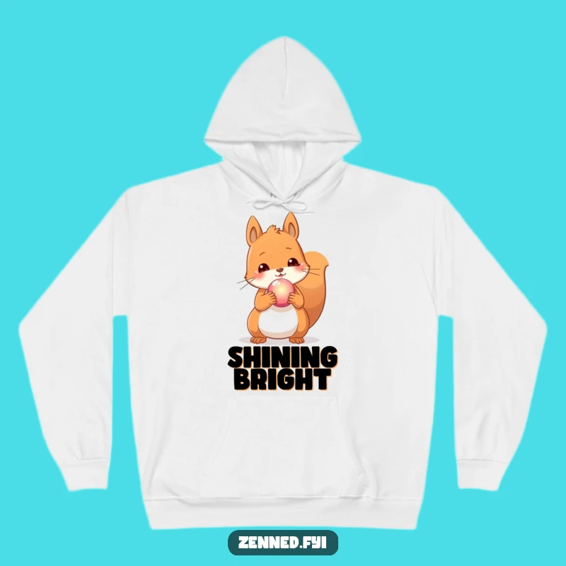 Cozy Funny Content Squirrel Orb Hoodie: Warmth and Wonder, Perfect Funny Gift