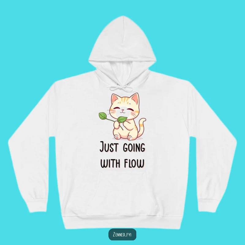 Funny Kawaii Cat Hoodie: Cozy & Cute Cat Lover Gift for Chilly Days