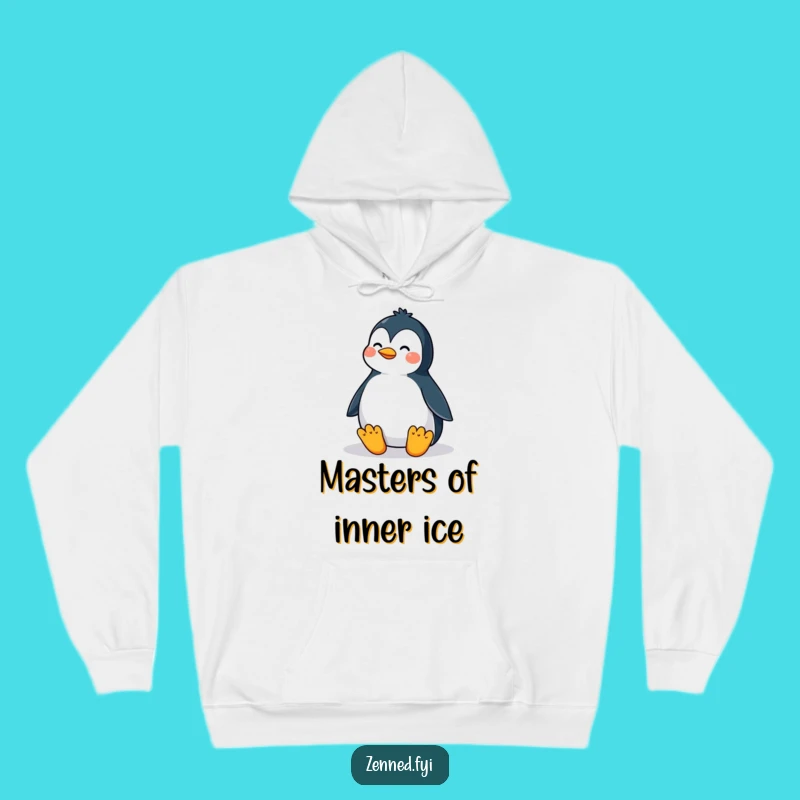 Funny Penguin Zen Hoodie: Cozy Comfort for Peaceful Moments
