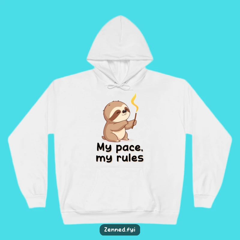 Funny Sloth Incense Hoodie: Cozy Up in Ultimate Slow-Motion Humor