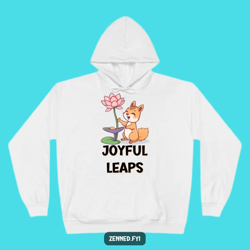 Funny Squirrel Hoodie: Giggling Zen Seeker, Cozy & Joyful Gift
