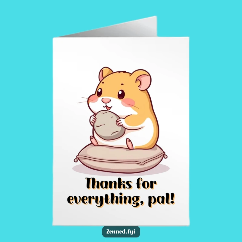 Free Printable Thank You Card: Content Hamster Downloadable Gift