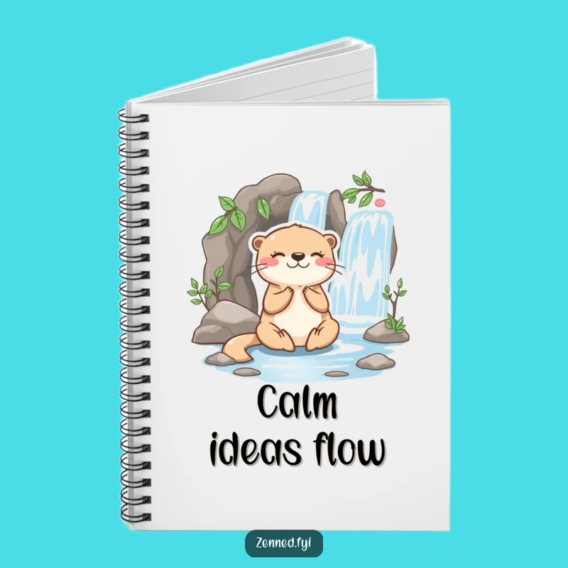 Funny Otter Meditation Notebook: Record Your Peaceful Thoughts