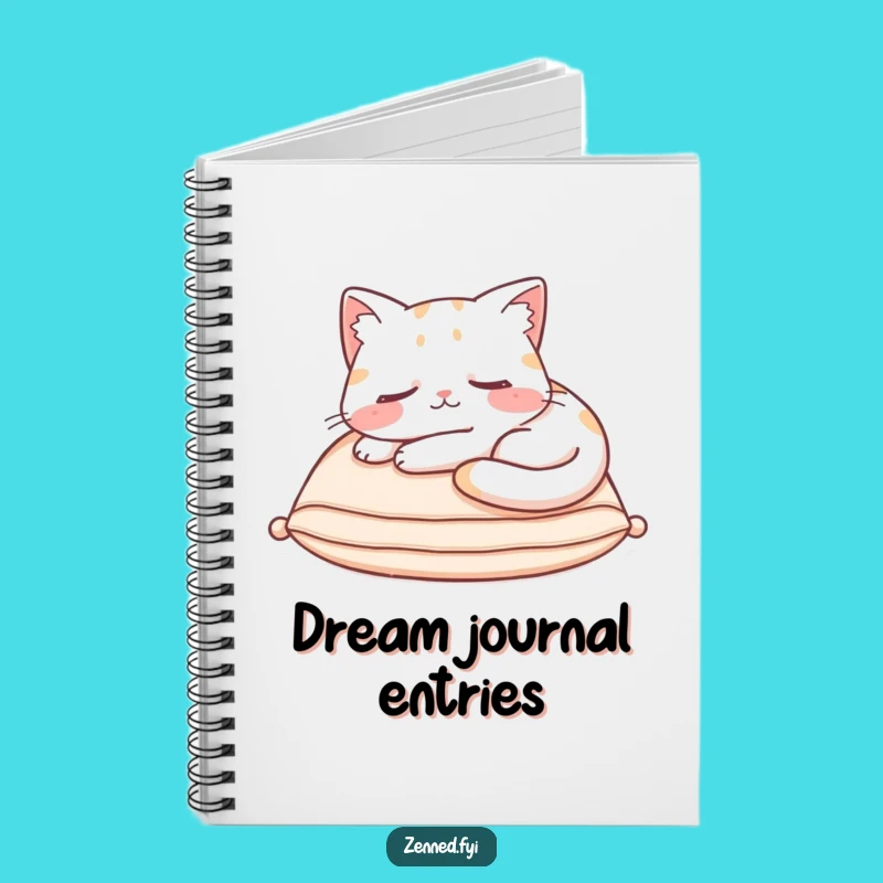 Funny Cat Nap Notebook: Content Sleeping Feline Journal Gift