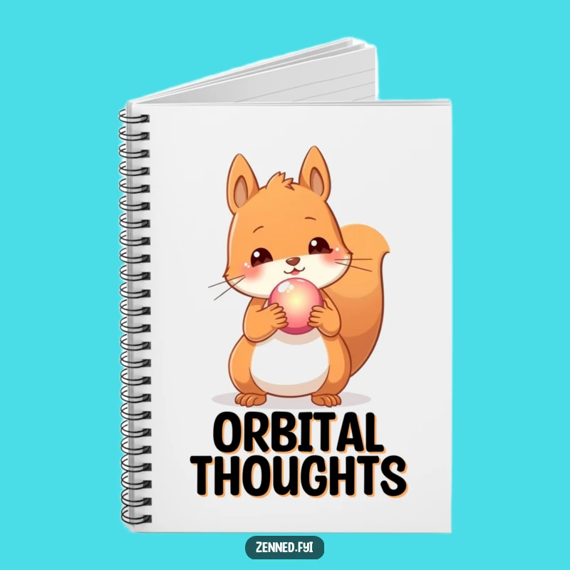 Funny Content Squirrel Orb Notebook: Jot Down Magic, Perfect Funny Gift