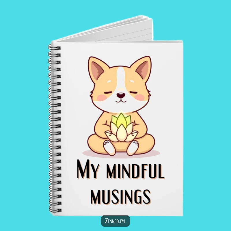 Funny Dog Meditation Notebook - Hilarious Journal for Peaceful Pups
