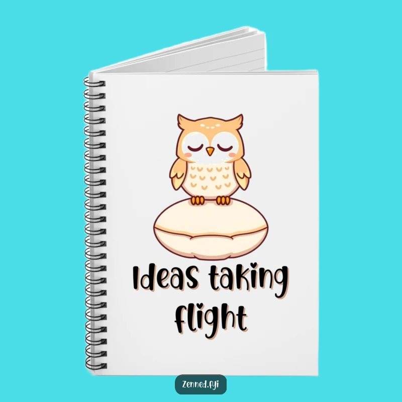 Funny Floating Owl Journal - Magical Thoughts and Ideas, Perfect Whimsical Gift