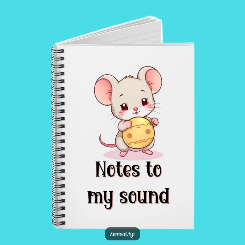 Funny Mouse Gong Notebook: Capture Your Thoughts with Playful Energy