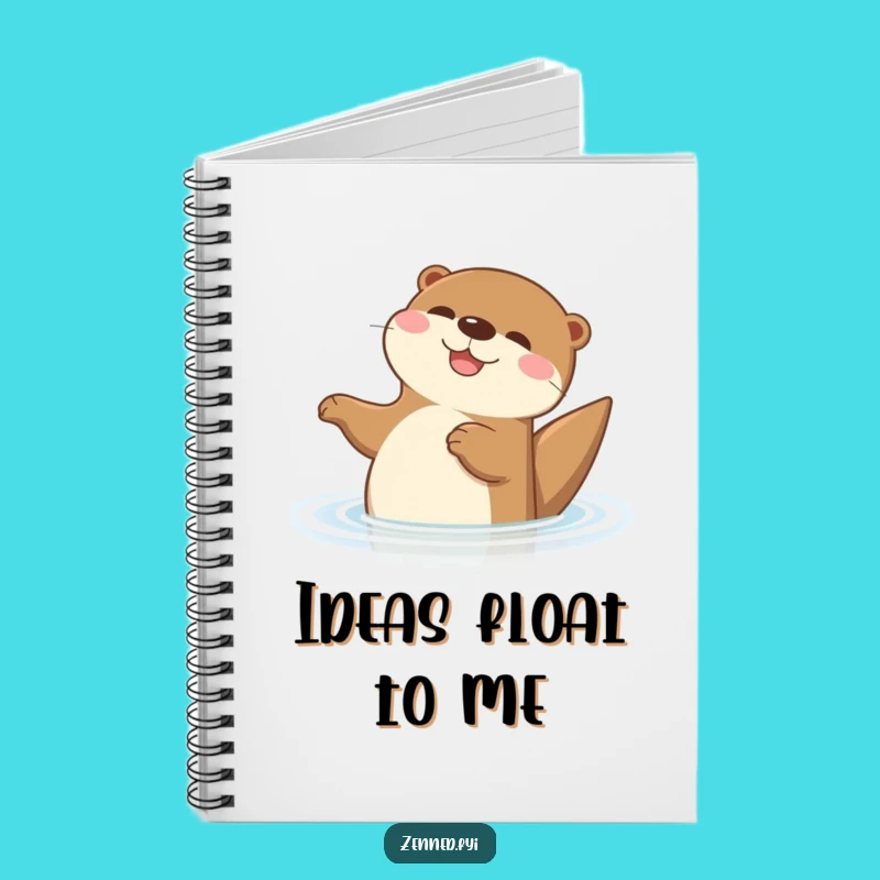 Funny Otter Notebook: Delightful Floating Otter Journal, Perfect Gift for Writers