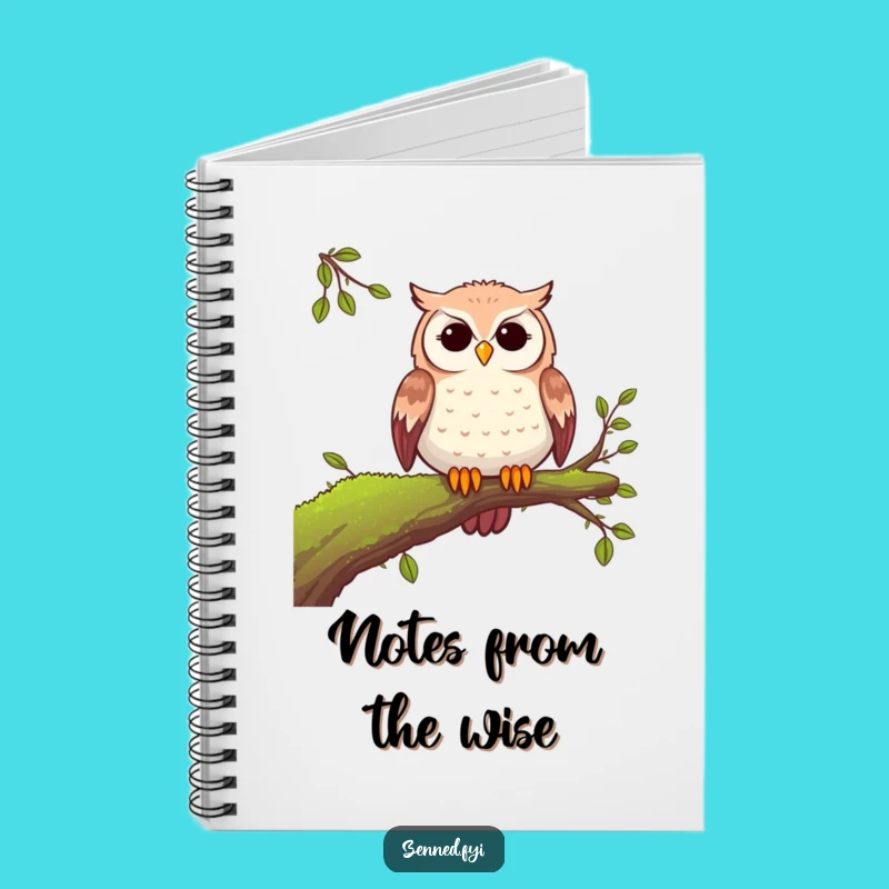 Funny Peaceful Owl Notebook: Journal Your Thoughts with Calm