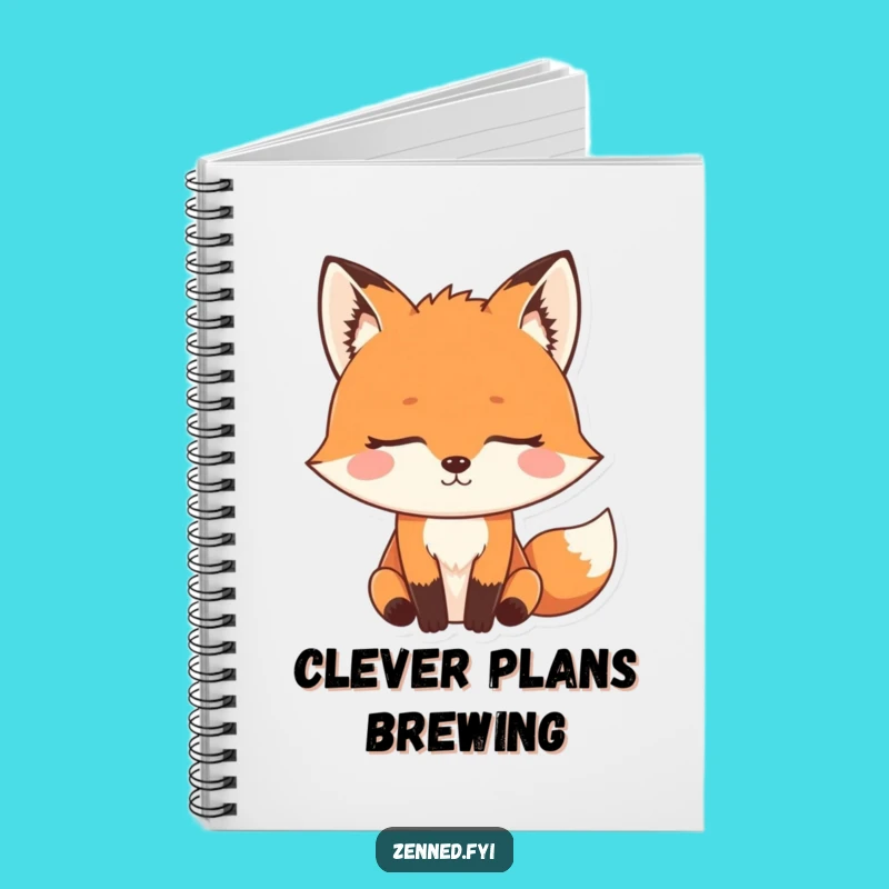 Funny Zen Fox Notebook: Meditation Journal, Hilarious Diary for Fox Lovers