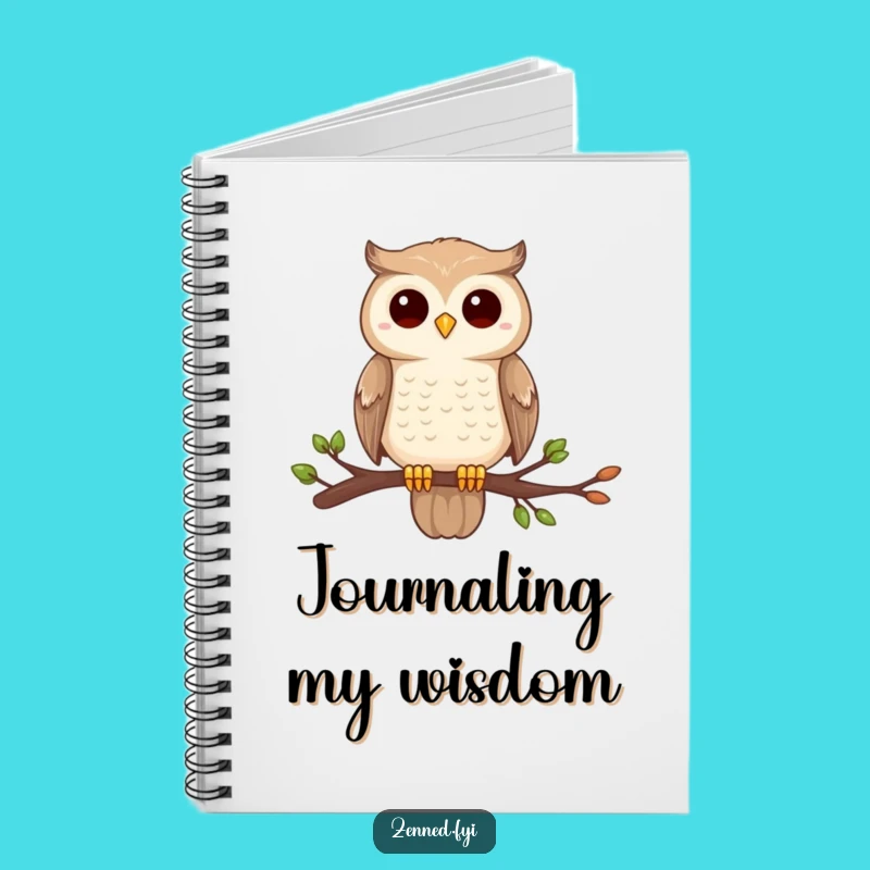 Funny Owl Zen Notebook: Stillness Journal for Wise, Centered Thoughts