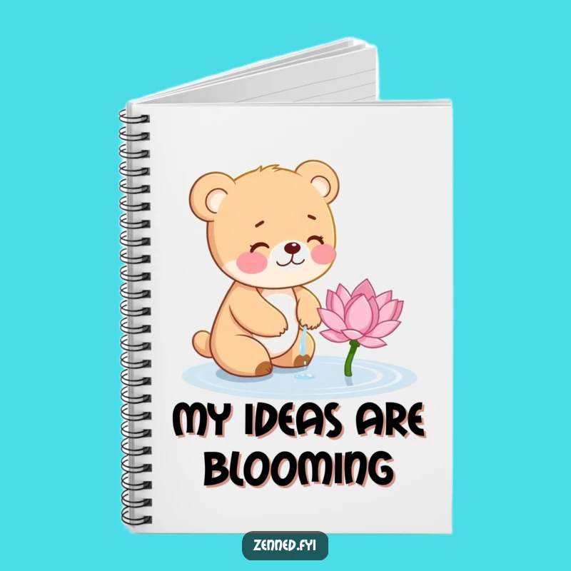 Funny Bear Cub Journal: Adorable Notebook Gift for Nature Notes