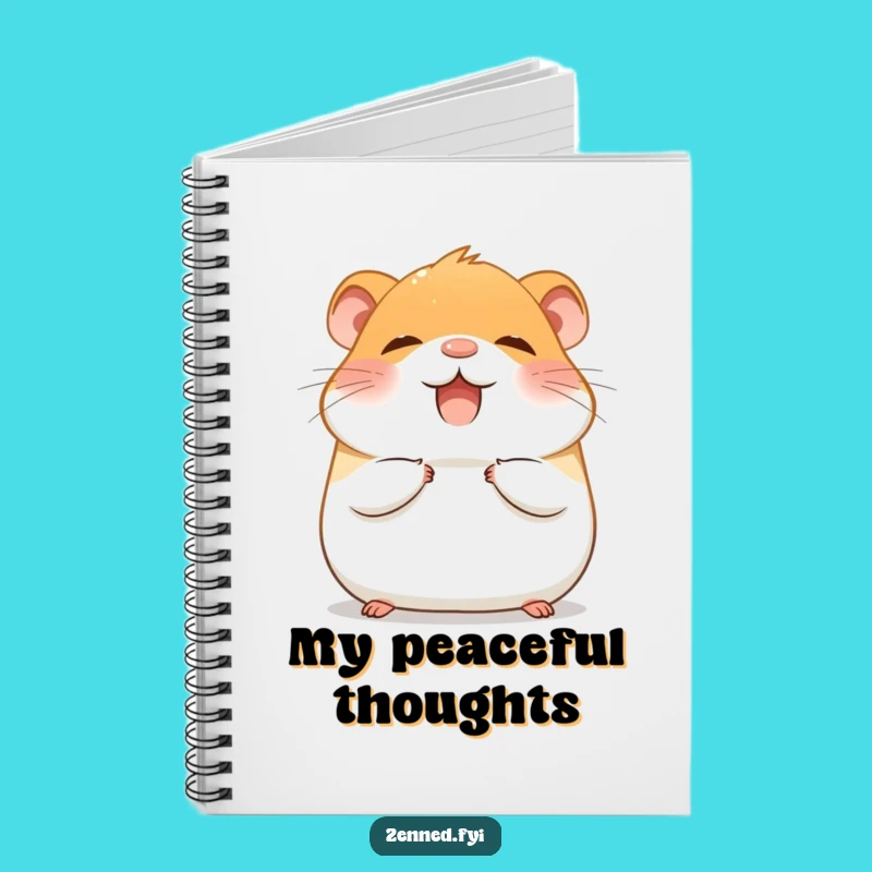Funny Hamster Zen Notebook: Giggling Rodent Meditation Journal, Perfect Funny Gift