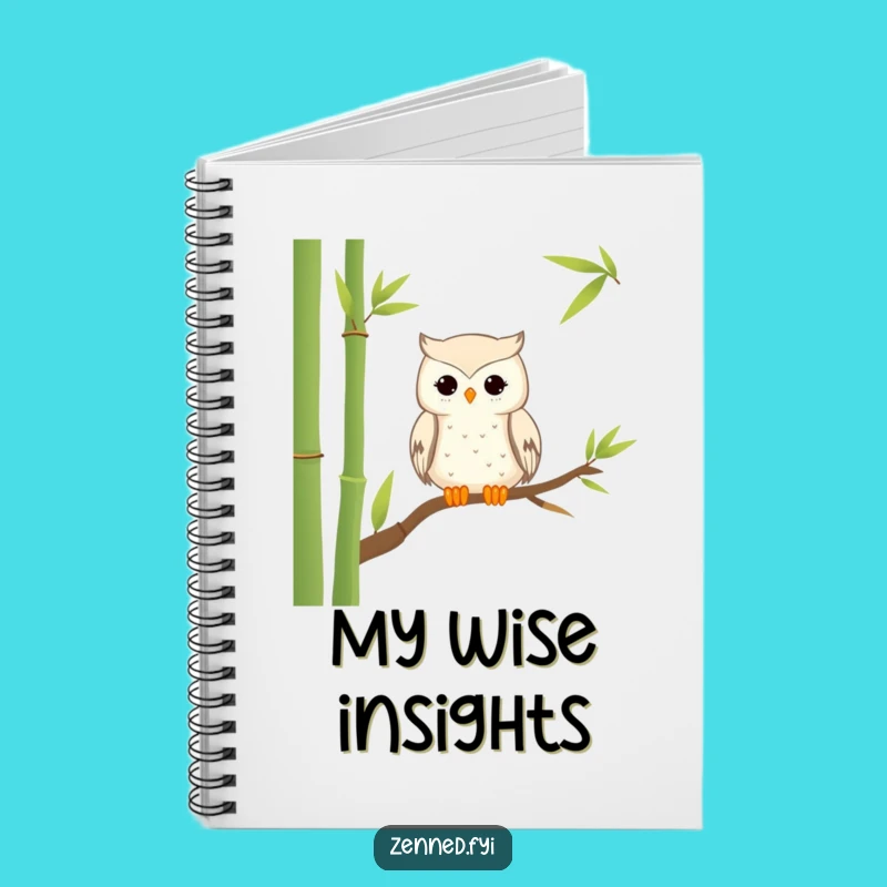 Funny Owl Zen Notebook - Hilarious Journal for Wise Thoughts
