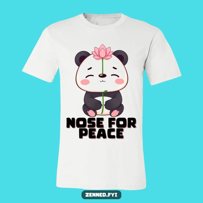 Funny Panda Lotus T-Shirt: Wear Your Inner Calm with a Smile