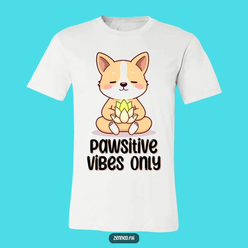 Funny Dog Meditation T-Shirt - Zen Pooch Lover Tee, Perfect Gift