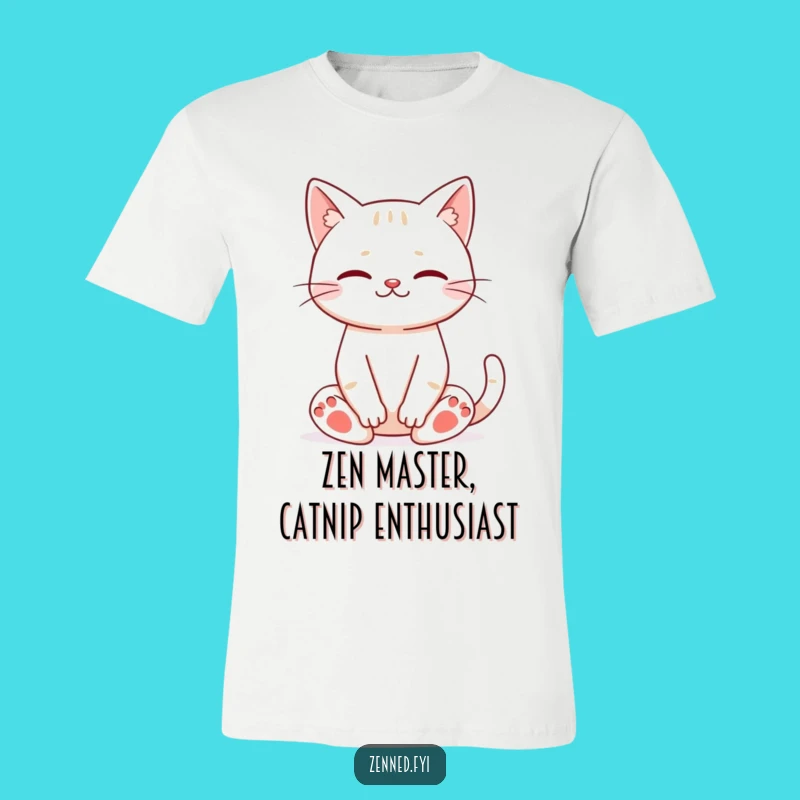 Funny Cat Meditation T-Shirt: Wear Your Inner Peace with Feline Style